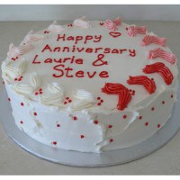 Simply Buttercream Icing with Ombre Border and Dots